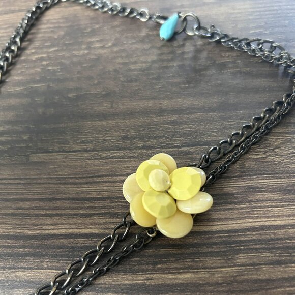 2000s Multi Strand Wooden Butterfly Necklace ASO Alex Russo / Kelsi Nielsen - Picture 7 of 11